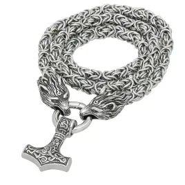naszyjnik-wisior-choker-mlot-thora-mjolnir-wilki-freki-geri-nordycki-wiking