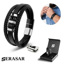 serasar-meska-skorzana-bransoletka-glory-srebro-20cm