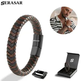 serasar-skorzana-bransoletka-dla-mezczyzn-steady-brazowy-20-cm