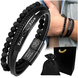 bransoletka-meska-skorzana-z-grawerem-lawa-wulkaniczna-stal-grawer-gratis