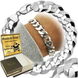 srebrna-bransoletka-meska-925-pancerka-105mm-diamentowana-grawer-gratis