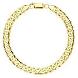 zlota-bransoletka-meska-pancerka-21-cm-kubanska-pelna-gruba-6-mm-srebro-925