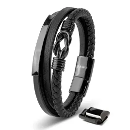 serasar-bransoleta-skorzana-meska-proud-czarna-20cm