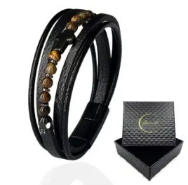 bransoletka-rozaniec-dziesiatek-rozanca-meska-skorzana-23-cm