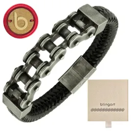 bransoletka-meska-skorzana-lancuch-motocyklowy-dla-motocyklisty-blingart