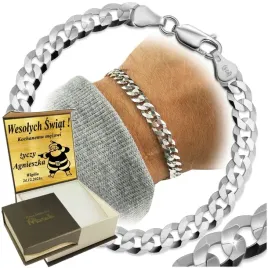 srebrna-bransoleta-meska-pancerka-65mm-20cm-diamentowana-925-grawer-gratis