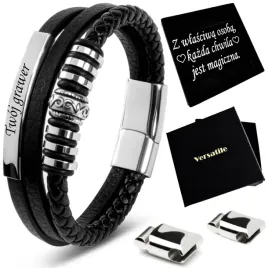 bransoletka-meska-skorzana-skora-grawer-gratis-srebrna-regulowana-21-24cm