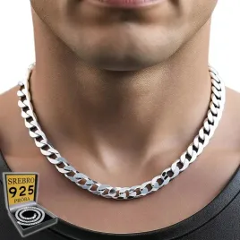 elegancki-lancuszek-srebrny-meski-pancerka-kubanski-srebro-925-diamentowany