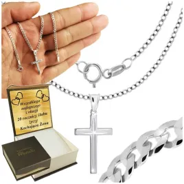 lancuszek-meski-srebrny-pancerka-krzyzyk-925-dla-mezczyzny-grawer-gratis