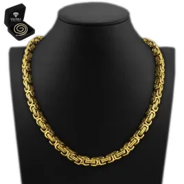 lancuszek-meski-zloty-krolewski-lancuch-bizantyjski-pozlacany-gratis