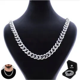 elegancki-lancuszek-meski-srebrny-lancuch-pancerka-tytanowy-gratis