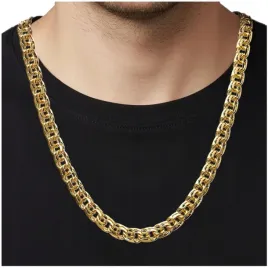 szeroki-lancuszek-meski-zloty-lancuch-garibaldi-10-mm-60-cm-diamentowany