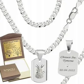 lancuszek-srebrny-diamentowany-380-mm-z-medalikiem-pr-925-grawer-gratis