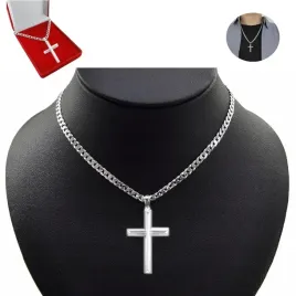 lancuszek-z-krzyzykiem-srebrny-meski-wloski-lancuch-pancerka-krzyz-wloski