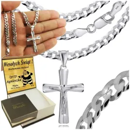 lancuszek-meski-srebrny-925-pancerka-5mm-z-krzyzykiem-dla-mezczyzny-grawer