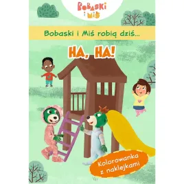 bobaski-i-mis-robia-dzis-ha-ha-kolorowanka-z-naklejkami-66300
