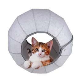 legowisko-dla-kota-kula-tunel-domek-lozko-filc-41-cm-zabawa-relaks