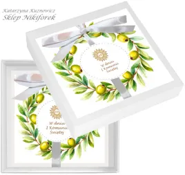 kartka-w-pudelku-na-i-komunie-swieta-w-oliwki-galazki-oliwne-i-liscie-biala