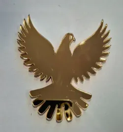 topper-na-tort-zlota-plexi-dekor-na-bok-tortu-golab-komunia