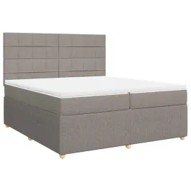 lozko-kontynentalne-z-materacem-taupe-tkanina-200x200-cm