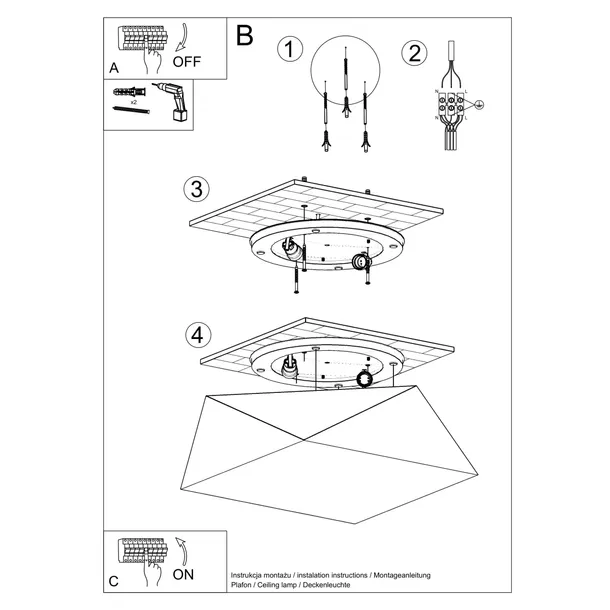 plafon-hexa-35-bialy-dlugosc-wysokosc-15-cm