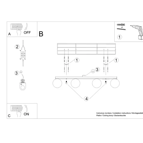 plafon-yoli-4-bialy-dlugosc-wysokosc-14-5-cm