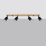 plafon-verdo-4-czarny-stan-nowy