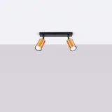 plafon-winx-2-czarny-miedz-stan-nowy