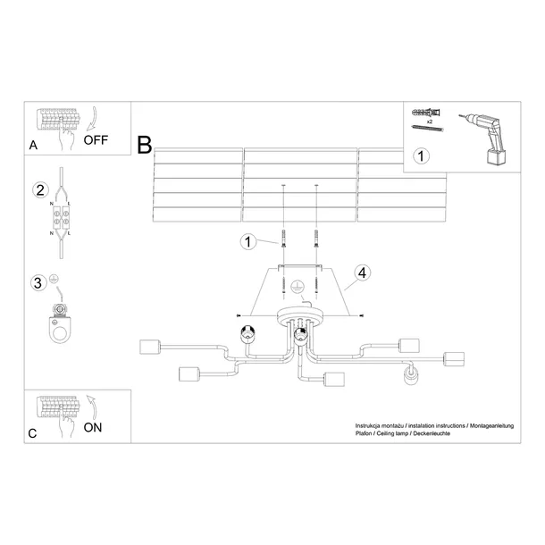 zyrandol-vector-8-czarny-srednica-szerokosc-klosza-6-cm