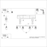 plafon-karbon-4l-ochra-czerwona-szerokosc-produktu-6-5-cm