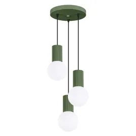 lampa-wiszaca-halo-3p-zielona-oliwka