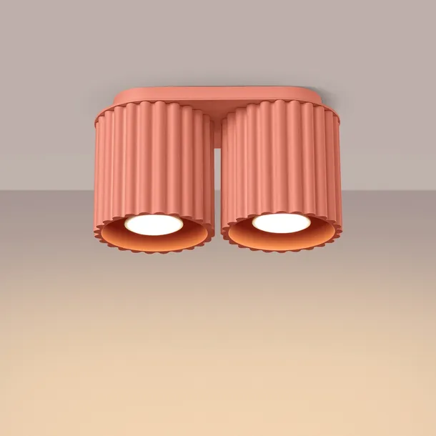 plafon-aura-2-brzoskwiniowy-gu10-ksztalt-cylindryczny