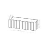 kinkiet-ceramiczny-rigata-taupe-ksztalt-nieregularny