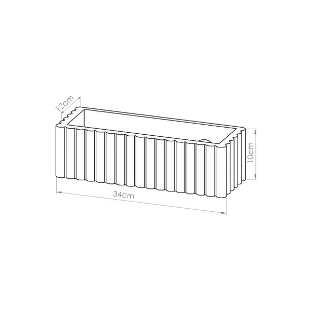 kinkiet-ceramiczny-rigata-bezowy-ksztalt-nieregularny