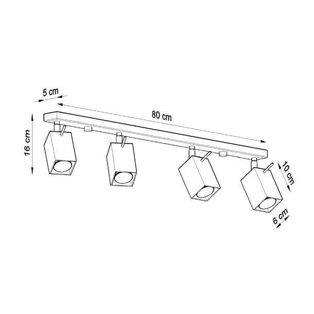 plafon-merida-4l-czarny-ksztalt-kwadratowy