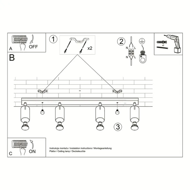 plafon-ring-4l-czarny-dlugosc-wysokosc-16-cm