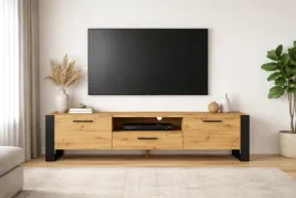 szafka-rtv-pod-telewizor-nuka-200-cm-dab-artisan-loftowa-2-szuflady