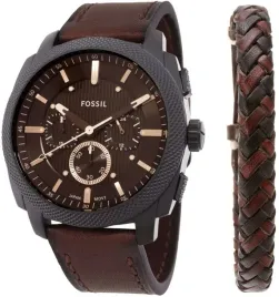 zegarek-meski-fossil-fs6102set-brazowy-chrono-zestaw-prezentowy-z-paskiem
