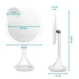 lusterko-stojace-bialy-auxmir-stan-nowy