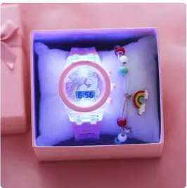 zegarek-elektroniczny-led-bransoletka-dla-dziewczynki-jednorozec