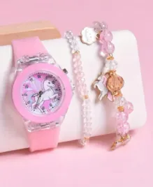 rozowy-zegarek-swiecacy-z-jednorozcem-bransoletka-prezent-dla-dziewczynki