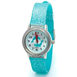 girls-wrist-watch-with-glitter-includes-exercises-for-learning-the-time