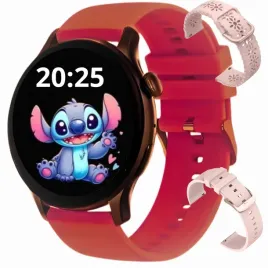 zegarek-dla-dziewczynki-na-prezent-2-paski-elektroniczny-smartwatch-polski