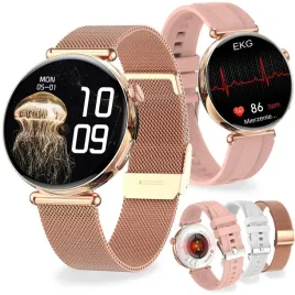 zegarek-smartwatch-damski-funkcja-rozmowy-ekg-cisnienie-menu-pl-kardiowatch