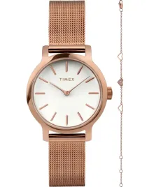 zegarek-damski-zloty-timex-bransoletka-z-dodatkowa-bizuteria-w-zestawie