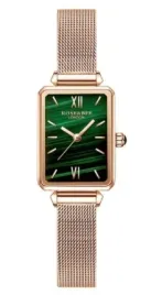 zegarek-damski-bransoleta-zloty-zielony-malachit