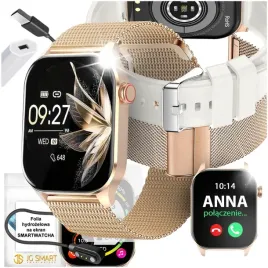 smartwatch-damski-zegarek-pomiar-glukozy-cisnienie-menu-pl-rozmowy-2-paski