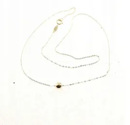 zloty-lancuszek-celebrytka-kulka-zloto-p-585-42-cm