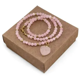 rozowy-naszyjnik-choker-z-serduszkiem-kwarc-rozowy-i-jadeit