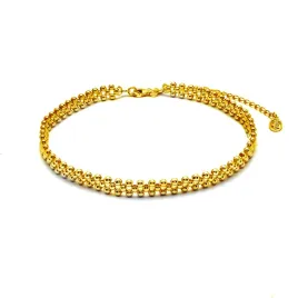 choker-z-kuleczek-srebrny-pozlacany